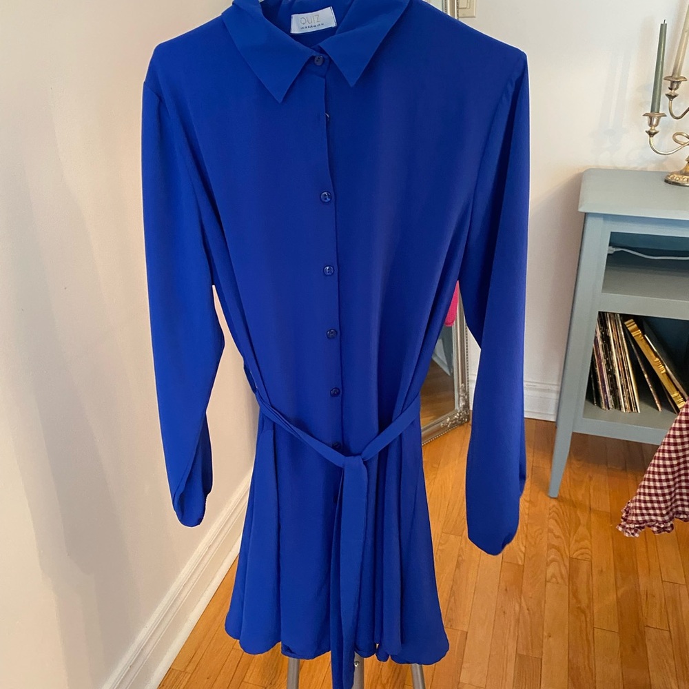 New! You can’t find this type of blue or fit easily!! Cute dress from Quiz